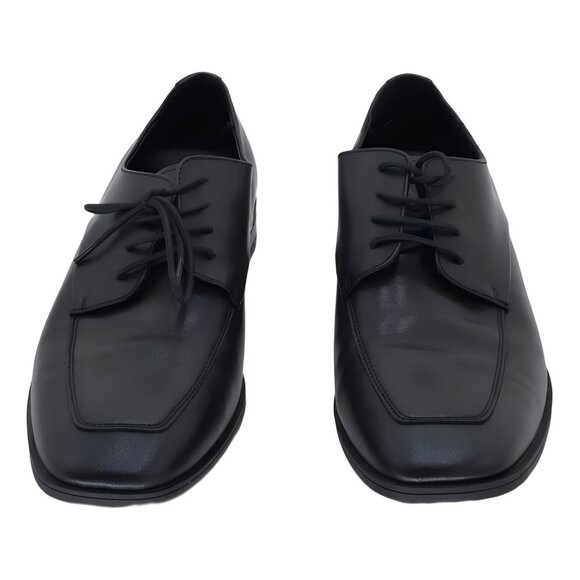 Calvin Klein Men\'s Malley Dress Oxford Lace-Up Shoes Black 10.5M
